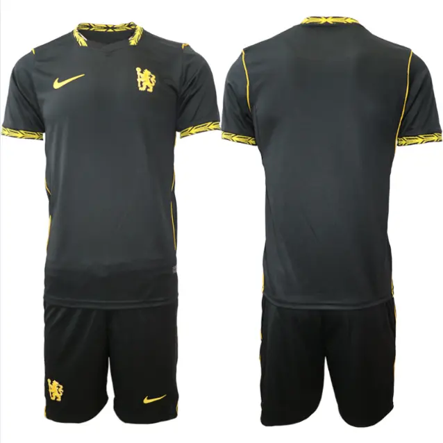 Poceni Nogometni Dres kompleti Chelsea 26/27 – črna Gostujoči Majica