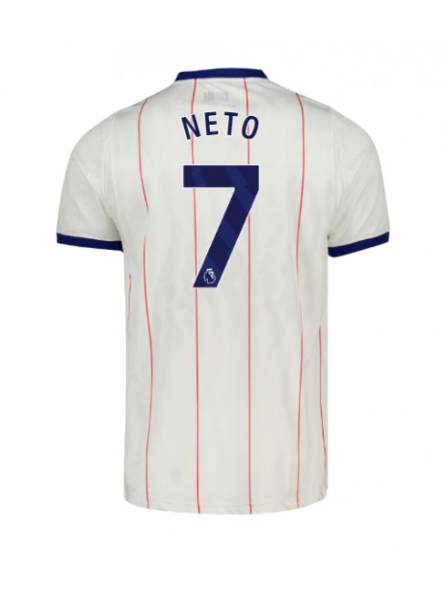 Poceni Nogometni dresi Chelsea Pedro Neto #7 Tretji 2026-27 Bela Kratek rokav
