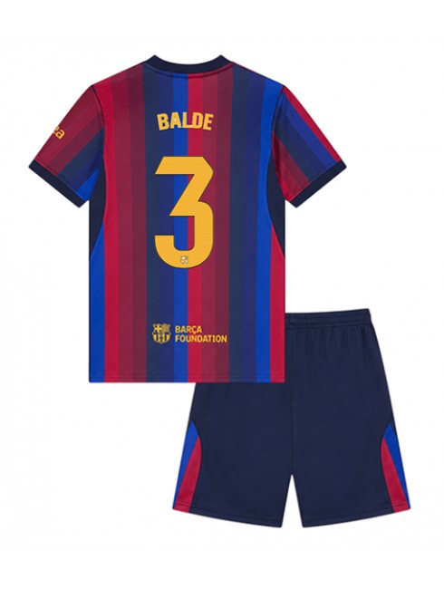 Otroški dresi kompleti Barcelona Alejandro Balde #3 Domači 2026-27
