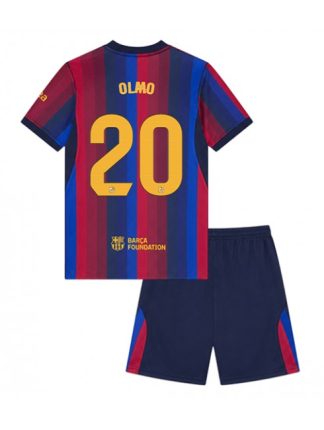 Otroški dresi kompleti Barcelona Dani Olmo #20 Domači 2026-27