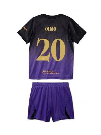 Otroški dresi kompleti Barcelona Dani Olmo #20 Gostujoči 2026-27