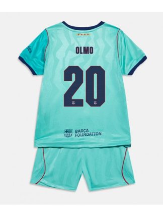 Otroški dresi kompleti Barcelona Dani Olmo #20 Tretji 2026-27
