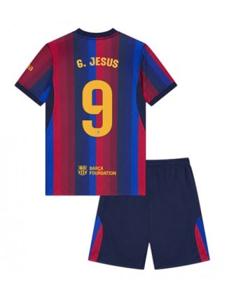 Otroški dresi kompleti Barcelona Domači 2026-27 Gabriel Jesus #9