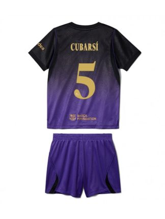 Otroški dresi kompleti Barcelona Gostujoči 2026-27 Pau Cubarsi #5