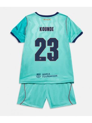 Otroški dresi kompleti Barcelona Jules Kounde #23 Tretji 2026-27