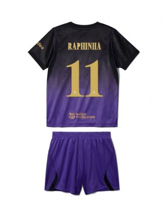 Otroški dresi kompleti Barcelona Raphinha Belloli #11 Gostujoči 2026-27