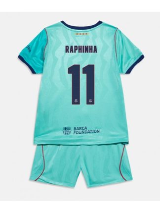 Otroški dresi kompleti Barcelona Raphinha Belloli #11 Tretji 2026-27