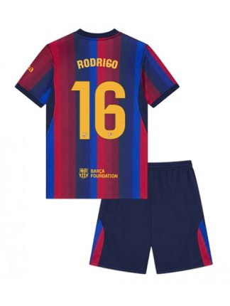 Otroški dresi kompleti Barcelona Rodri Hernandez #16 Domači 2026-27
