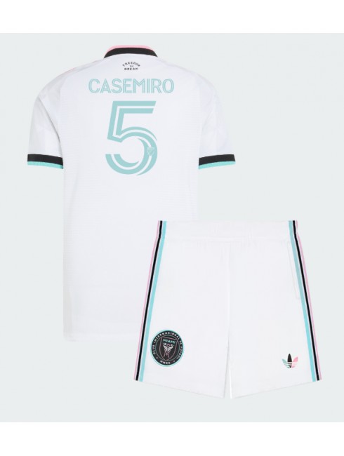 Poceni Otroški dresi kompleti Inter Miami Casemiro #5 Tretji 2026-27