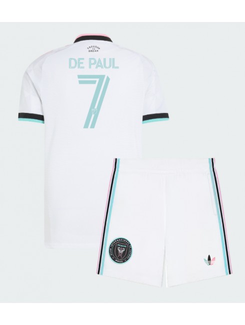 Poceni Otroški dresi kompleti Inter Miami Rodrigo De Paul #7 Tretji 2026-27