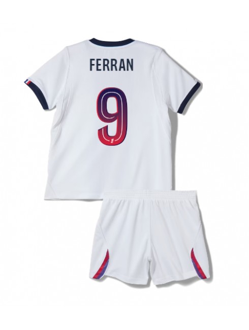 Poceni Otroški dresi kompleti Paris Saint-Germain PSG Ferran Torres #9 Gostujoči 2026-27