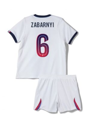Poceni Otroški dresi kompleti Paris Saint-Germain PSG Ilya Zabarnyi #6 Gostujoči 2026-27