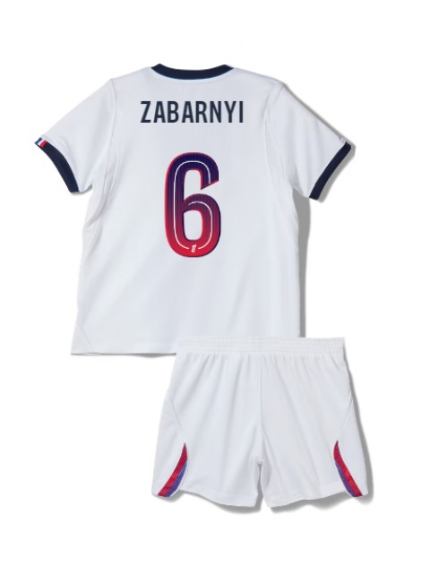 Poceni Otroški dresi kompleti Paris Saint-Germain PSG Ilya Zabarnyi #6 Gostujoči 2026-27
