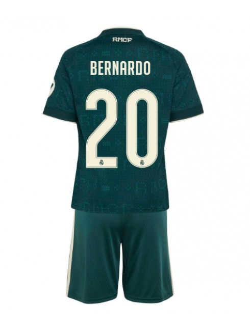 Poceni Otroški dresi kompleti Real Madrid Bernardo Silva #20 Gostujoči 2026-27