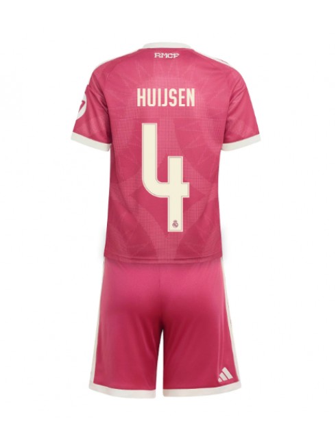 Poceni Otroški dresi kompleti Real Madrid Dean Huijsen #4 Tretji 2026-27