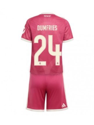 Poceni Otroški dresi kompleti Real Madrid Denzel Dumfries #24 Tretji 2026-27