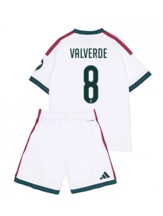 Poceni Otroški dresi kompleti Real Madrid Federico Valverde #8 Domači 2026-27