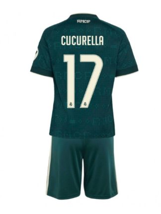 Poceni Otroškii dresi kompleti Real Madrid Marc Cucurella #17 Gostujoči 2026-27