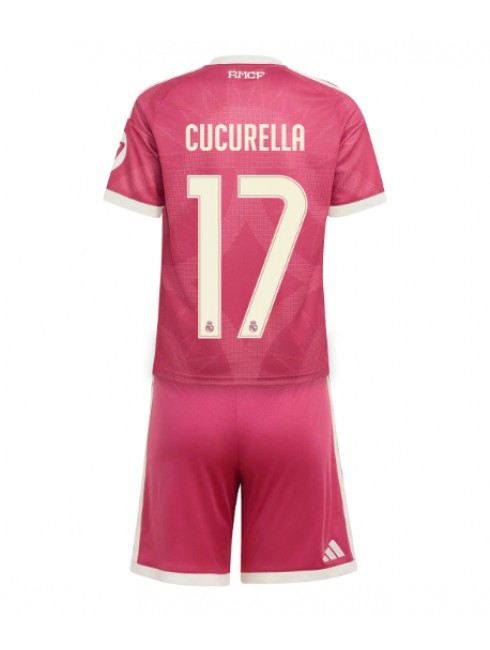 Poceni Otroški dresi kompleti Real Madrid Marc Cucurella #17 Tretji 2026-27