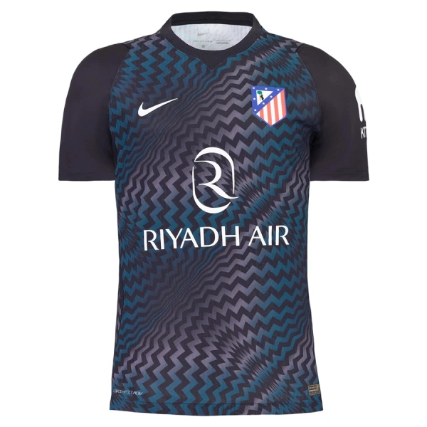 Poceni Vratarski dres Jan Oblak #13 Atletico Madrid 2026-27 Črna Kratek Rokav-1