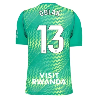 Poceni Vratarski dres Zelena Atletico Madrid 2026-27 Kratek Rokav Jan Oblak #13