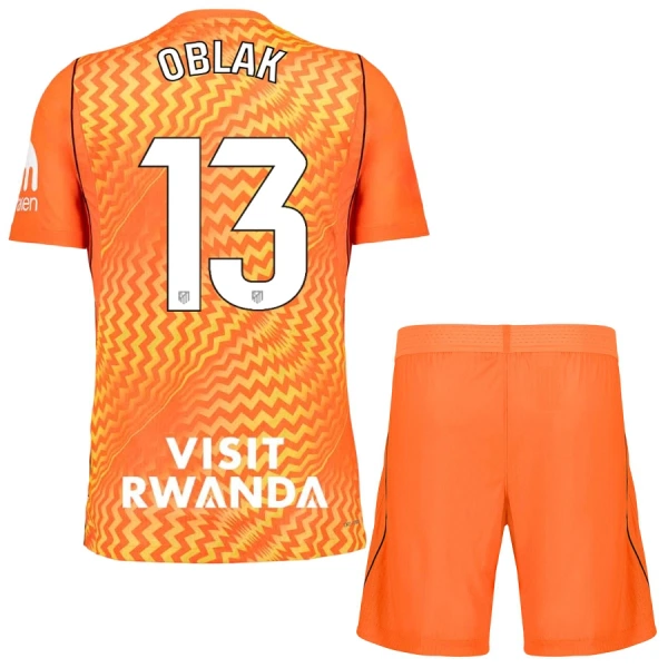 Poceni Vratarski dres kompleti Atletico Madrid 2026-27 Oranžna Jan Oblak 13
