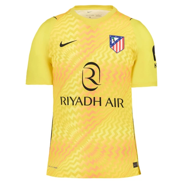 Poceni Vratarski dres rumena Atletico Madrid 2026-27 Jan Oblak #13 Kratek Rokav-1
