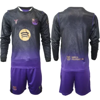 Poceni dresi kompleti z dugi rokavi FC Barcelona 2026-27 Gostujoči z lastnim imenom
