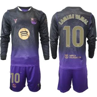 Poceni dresi kompleti z dugi rokavi FC Barcelona 2026-27 Lamine Yamal #10 Gostujoči
