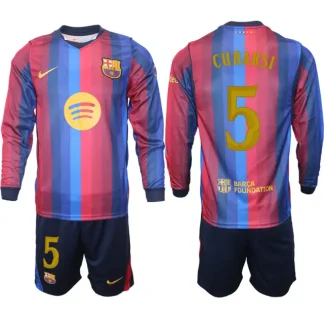 Poceni dresi kompleti z dugi rokavi FC Barcelona 2026-27 Pau Cubarsi #5 Domači