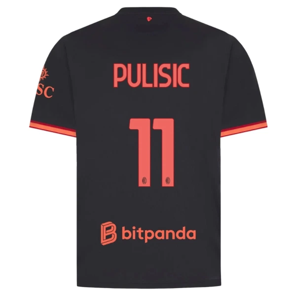 Poceni nogometni dresi AC Milan Tretji 2026-27 Christian Pulisic #11 Kratek Rokav