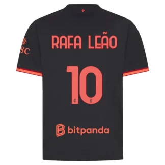 Poceni nogometni dresi AC Milan Tretji 2026-27 Rafael Leao #10 Kratek Rokav