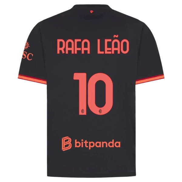 Poceni nogometni dresi AC Milan Tretji 2026-27 Rafael Leao #10 Kratek Rokav