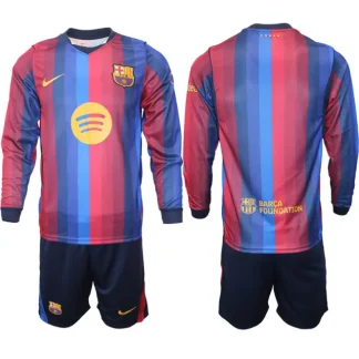 Prodaja dres kompleti z dolgimi rokavi FC Barcelona 2026-27 Domači z lastnim imenom