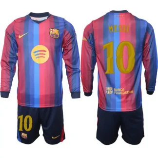 Prodaja dres kompleti z dolgimi rokavi FC Barcelona 2026-27 Lionel Messi #10 Domači